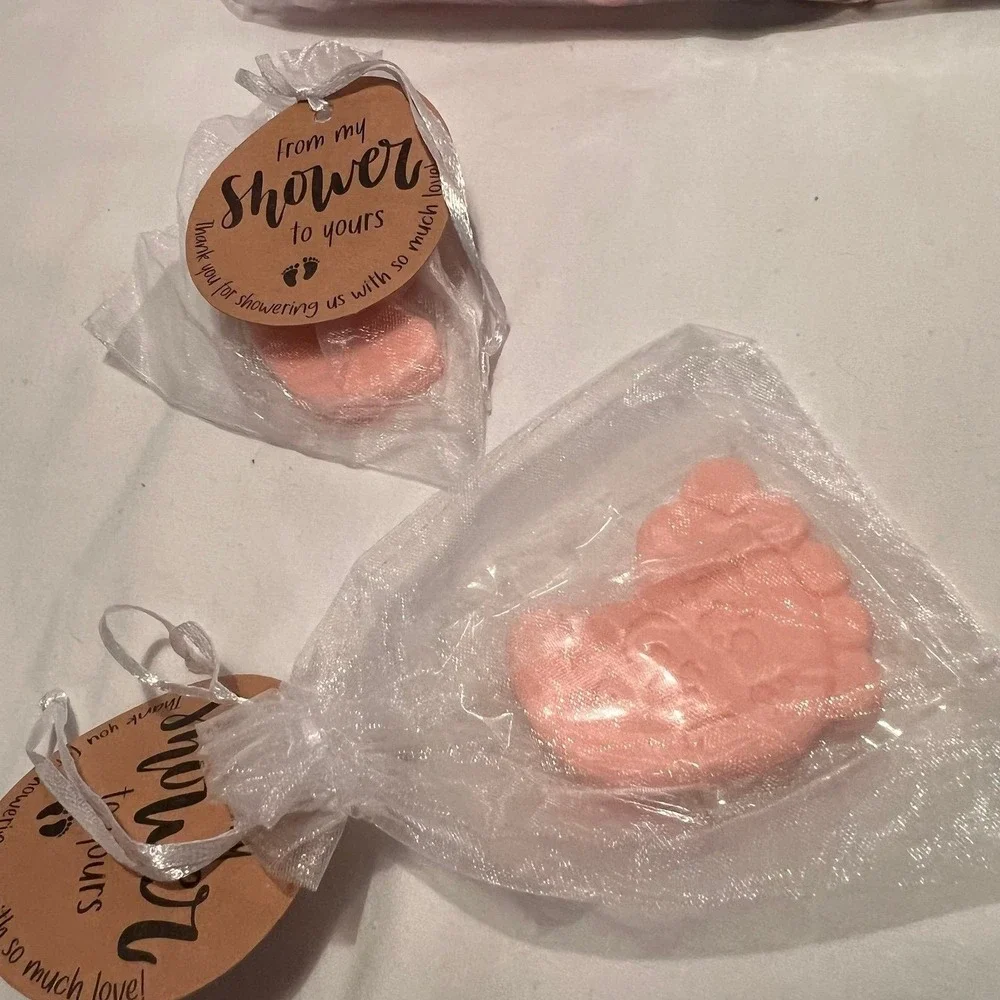 Pink Baby Shower Foot Soap Favors (x-88)